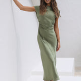 Siren Melody Midi Dress Olive