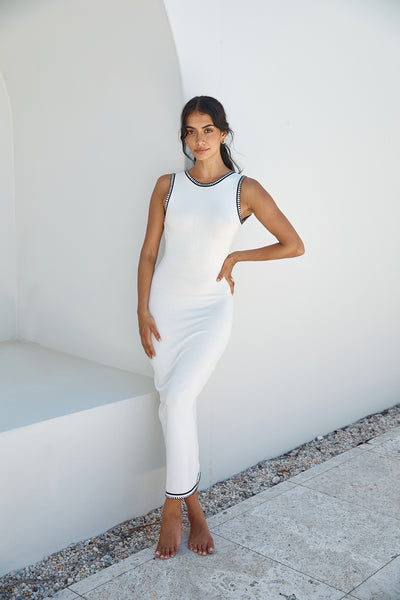 SNDYS Ellery Maxi Dress White
