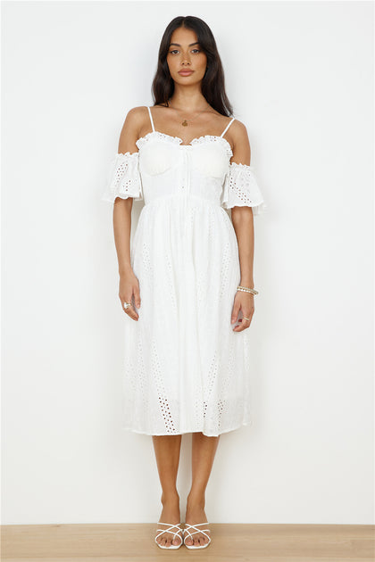 chinese dress ladies Reyna Lace Midi Dress main image 0
