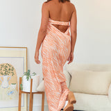 Dance With Me Maxi Dress Orange