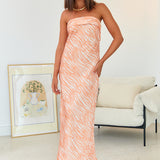 Dance With Me Maxi Dress Orange