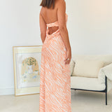 Dance With Me Maxi Dress Orange