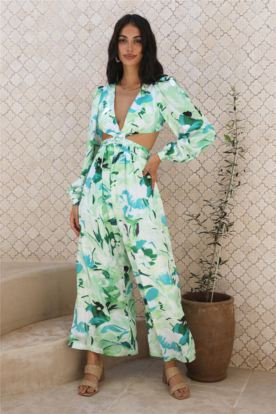 Another Life Jumpsuit Green