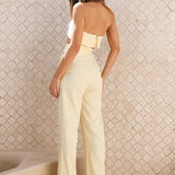 Solaris Crop Top Yellow