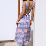 Salty Sundays Maxi Dress Blue