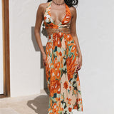 Pure Luck Maxi Dress Orange
