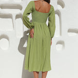 Great Escape Midi Dress Green
