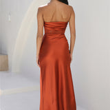 Monaco Maxi Dress Brown
