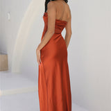Monaco Maxi Dress Brown