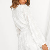 Delighted Playsuit White