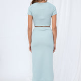 I Catch Clouds Midi Skirt Sage