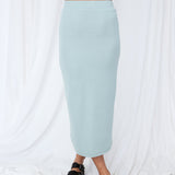 I Catch Clouds Midi Skirt Sage