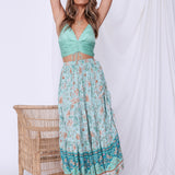 Butterfly Kisses Crop Top Green