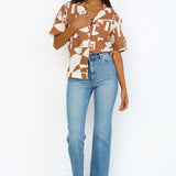 ROLLA'S Original High Rise Straight Jean Brad Blue