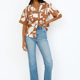 ROLLA'S Original High Rise Straight Jean Brad Blue