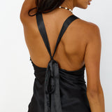 HELLO MOLLY Night In Cabana Dress Black
