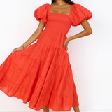 Adela Maxi Dress Red