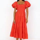 Adela Maxi Dress Red