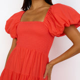 Adela Maxi Dress Red