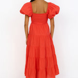 Adela Maxi Dress Red