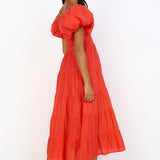 Adela Maxi Dress Red