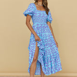 Land And Sky Maxi Dress Blue