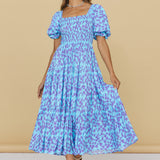 Land And Sky Maxi Dress Blue
