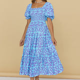 Land And Sky Maxi Dress Blue