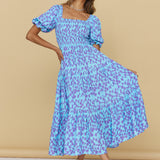 Land And Sky Maxi Dress Blue