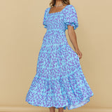 Land And Sky Maxi Dress Blue