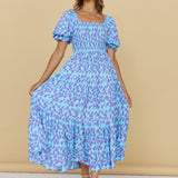 Land And Sky Maxi Dress Blue