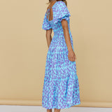 Land And Sky Maxi Dress Blue
