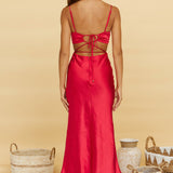 Waiting For You Maxi Dress Red