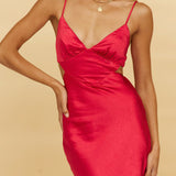 Waiting For You Maxi Dress Red