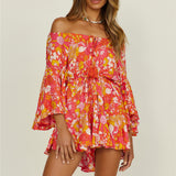 Unstoppable Love Playsuit Orange