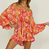 Unstoppable Love Playsuit Orange