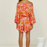 Unstoppable Love Playsuit Orange