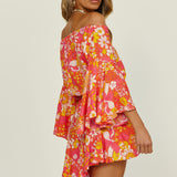 Unstoppable Love Playsuit Orange