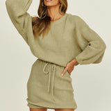 Open Your Heart Dress Olive