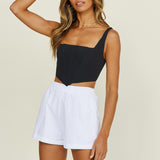 Thrill Of The Ride Crop Top Black