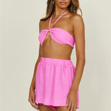 Nostalgia Calling Crop Top Pink