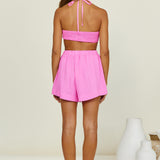 Nostalgia Calling Crop Top Pink
