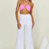 Nostalgia Calling Crop Top Pink