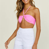 Nostalgia Calling Crop Top Pink