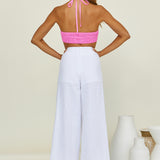 Nostalgia Calling Crop Top Pink