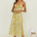 Moment With You Maxi Dress Yellow
