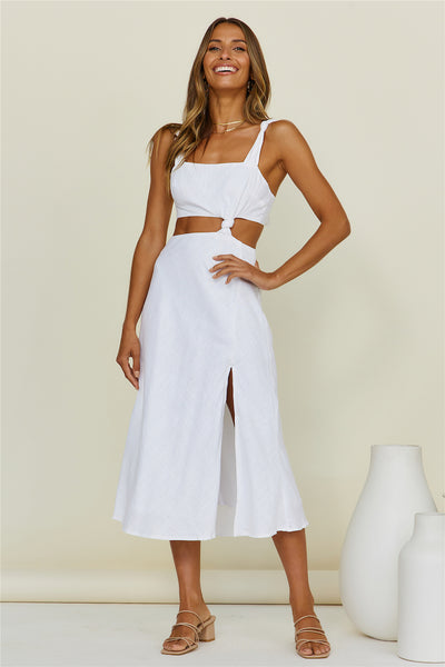 Heat Of The Day Maxi Dress White