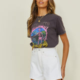 WRANGLER Floral Bones Tee
