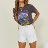 WRANGLER Floral Bones Tee
