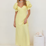Calyx Maxi Dress Yellow